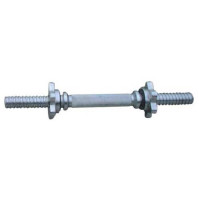 Regular Threaded Dumbell Bars 35cm with 2 collars TS4017 - Tecnopro